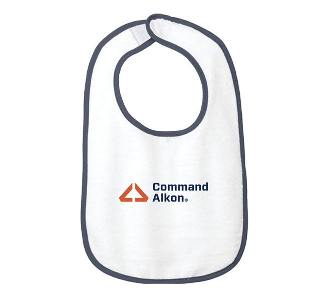Rabbit Skins™ Infant Contrast Trim Terry Bib
