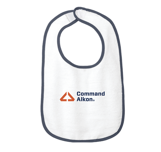 Rabbit Skins™ Infant Contrast Trim Terry Bib