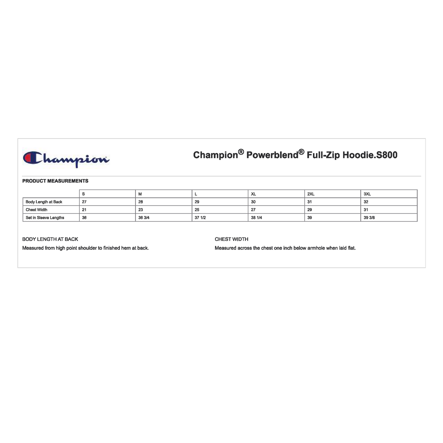 Champion Powerblend Full-Zip Hoodie
