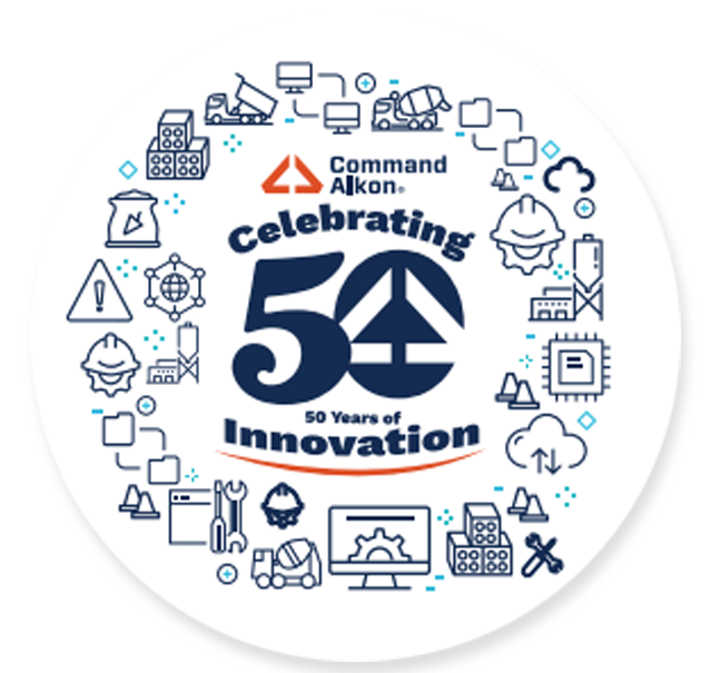 Command Alkon 50th Anniversary Stickers