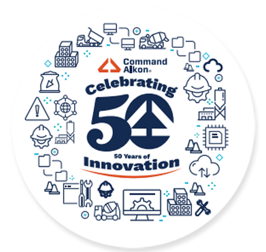 Command Alkon 50th Anniversary Stickers