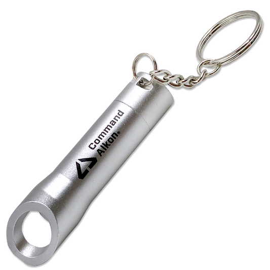 Bottle Opener LED Light Aluminum Keychain