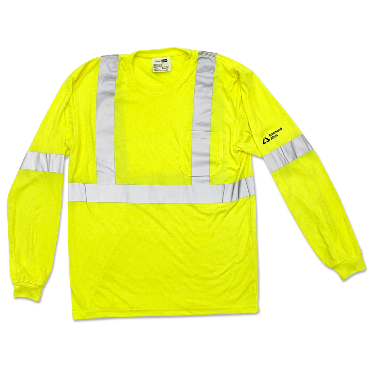 Safety Tees CornerStone ANSI 107 Class 2 Long Sleeve Safety T-Shirt