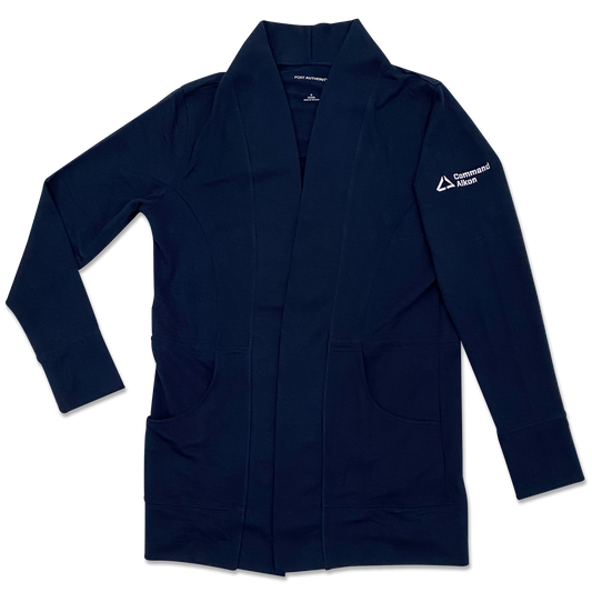 Ladies Microterry Cardigan