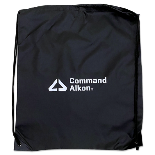 Large Black Drawstring Bag