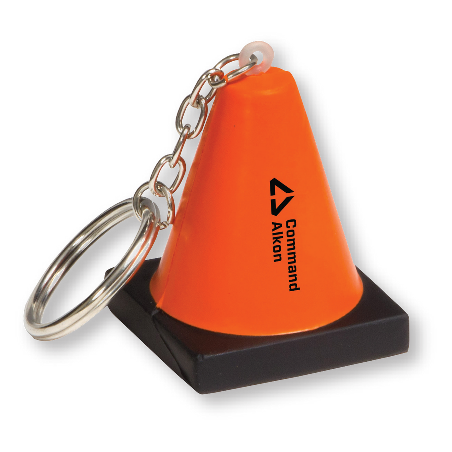 Construction Cone Stress Reliever Key Chain