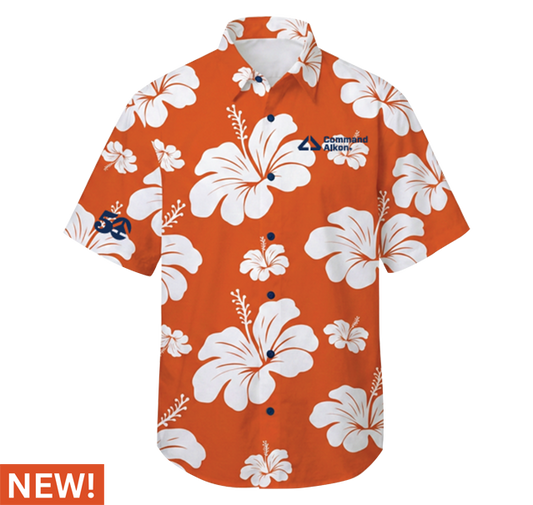 50th Orange Hawaiian Shirt