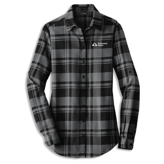 Port Authority® Women's Plaid Flannel Tunic